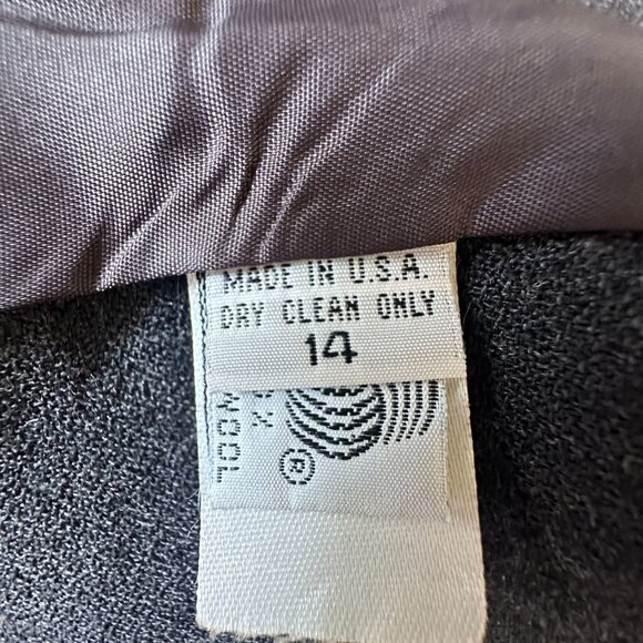 Vintage Talbots Pure Wool Hidden Button Front Blazer Jacket Size 14 Office Siren - Picture 8 of 12